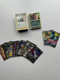 Pokemon Card Bundle 80 Cards 4x V/VSTAR 25 Reverse Holos 5 Holo Rare Job Lot - Image 1