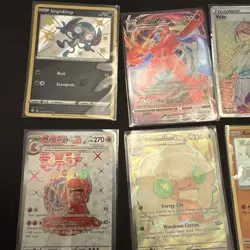 Pokemon Card Lot Secret Illustration Full Art Rare V Card X 9 (Lot LL) - Image 2