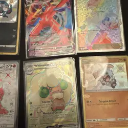 Pokemon Card Lot Secret Illustration Full Art Rare V Card X 9 (Lot LL) - Image 3