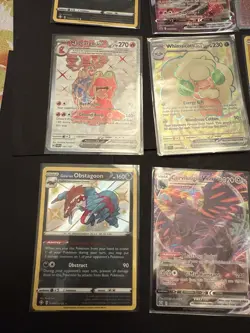 Pokemon Card Lot Secret Illustration Full Art Rare V Card X 9 (Lot LL) - Image 4