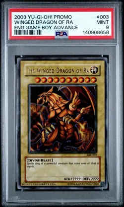 2003 Yu-Gi-Oh! The Winged Dragon Of Ra GBI Limited Edition Ultra Rare PSA 9 - Image 1