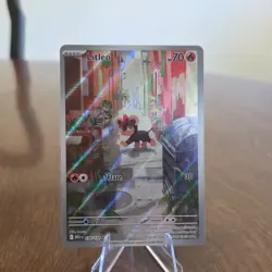 Pokemon Litleo 139/132 Me01 Mega Evolution Illustration Rare Holo Basic 70 HP - Image 1