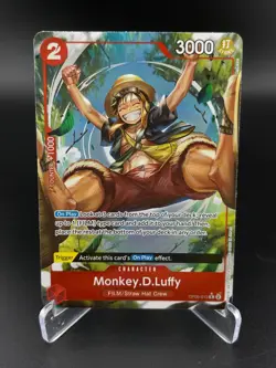 Monkey.D.Luffy (Alternate Art) OP06-013 Rare Wings of the Captain One Piece NM - Image 1
