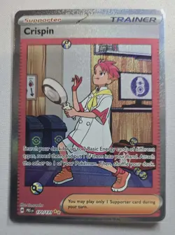 Crispin 171/131 Special Illustration Rare Prismatic Evolutions Pokemon NM Card - Image 1