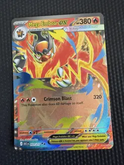 Mega Emboar ex 031/217 - Ascended Heroes - Pokemon Card - Image 1