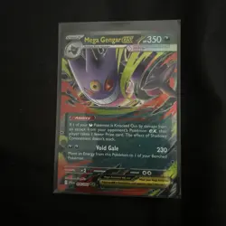 Pokemon TCG Mega Gengar ex 056/094 Phantasmal Flames Holo Double Rare - Image 1