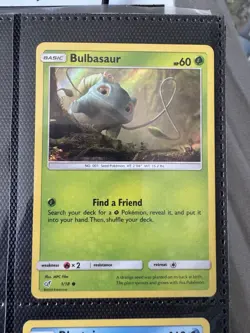 Pokemon TCG Bulbasaur Detective Pikachu Holo Card 1/18 Pokemon Card - Image 1