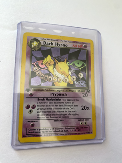 1st Edition Dark Hypno Rare Holo 9/82 Pokemon Card WOTC Team Rocket2000 Base Set - Image 3