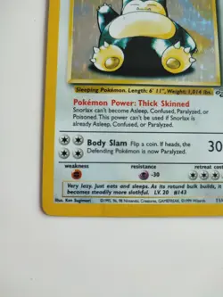 Pokemon Card - Snorlax Holo 11/64 - Ungraded Condition - Image 4