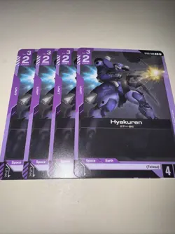 Gundam Card Game ST05-006 Hyakuren X4 Playset TCG CCG English - Image 4
