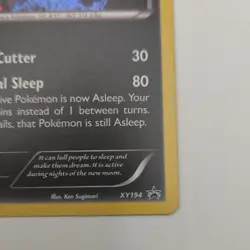 Pokemon Darkrai XY194 XY Promo Holo Basic 110 HP English 2017 TCG Card - Image 2