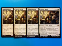 MTG 4x Solemn Recruit Aether Revolt Modern Magic the Gathering Card x4 NM - Image 1
