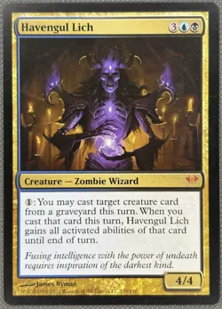 MTG - 1x Havengul Lich - Dark Ascension - NM - Mythic - Magic The Gathering - Image 1