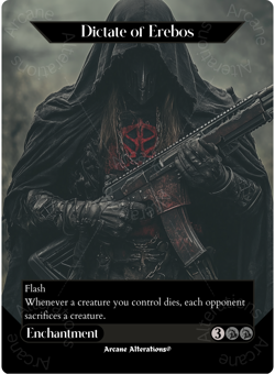 Dictate of Erebos - Full Art Altered Art Custom Proxy Cards - Image 1
