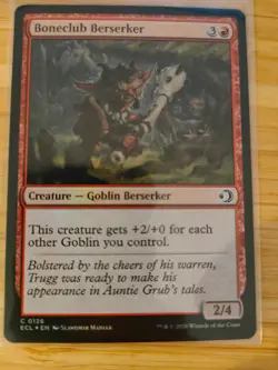 MTG Boneclub Beserker (FOIL) 0126 Lorwyn Eclipsed M/NM Free UK P&P - Image 1