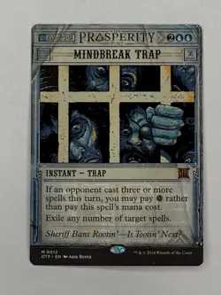 Mindbreak Trap 12 Outlaws of Thunder Junction: Breaking News NM - Image 1