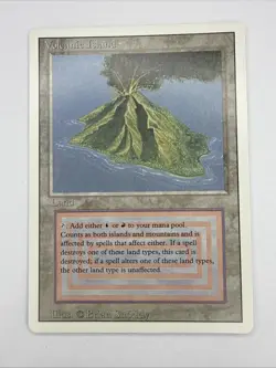 Magic the Gathering - Volcanic Island - Revised Edition 1994 - Image 1