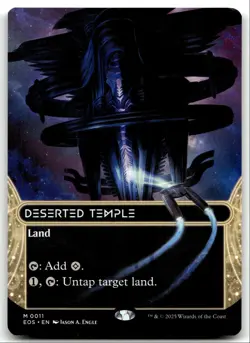 #11 Deserted Temple NM Borderless 2025 MTG Edge of Eternities M - Image 1