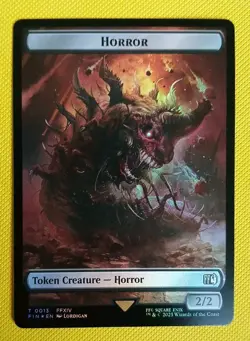 Hero 0006 Robot Warrior 0012 Double-Sided Final Fantasy FIN MTG Magic Card NM - Image 2