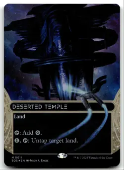 #11 Desserted Temple NM Borderless Foil 2025 MTG Edge of Eternities M - Image 1