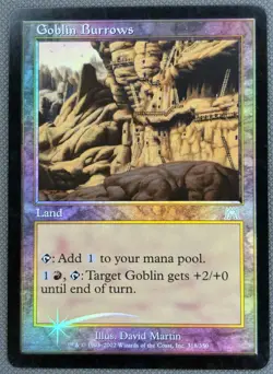 Goblin Burrows *Foil* - NM - Onslaught - MTG - Image 1