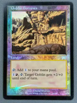 Goblin Burrows *Foil* - NM - Onslaught - MTG - Image 2
