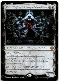 Elesh Norn, Mother of Machines (Phyrexian) (Step-and-Compleat Foil) NM Foil M Ph - Image 1