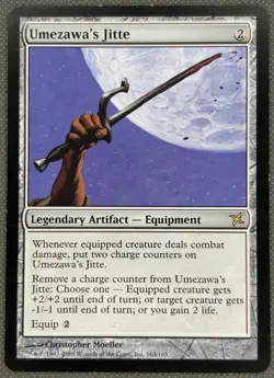 Umezawa's Jitte LP-NM, English MTG Betrayers of Kamigawa - Image 1