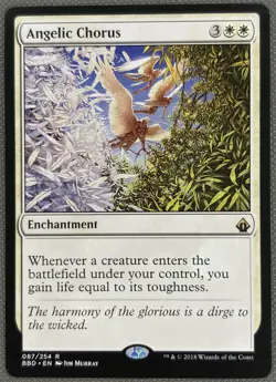 Magic The Gathering MTG ANGELIC CHORUS Battlebond NM Near Mint - Image 1