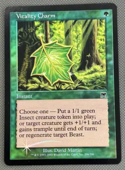 Vitality Charm FOIL Onslaught MtG LP - Image 1