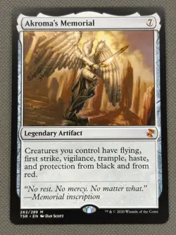 Magic The Gathering MTG AKROMA'S MEMORIAL Time Spiral Remastered NM Near Mint - Image 2
