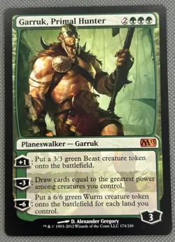 MTG Garruk, Primal Hunter Magic 2013 NM - Image 1