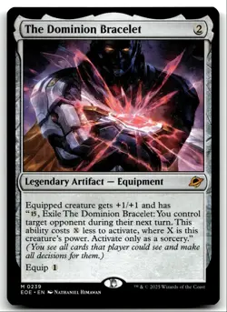 #239 The Dominion Bracelet NM 2025 MTG Edge of Eternities M - Image 1