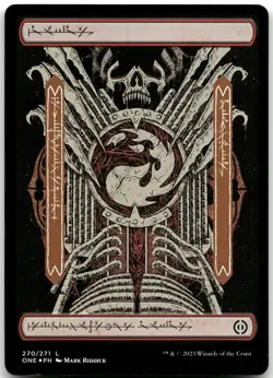 Mountain () - Full Art NM Foil L Phyrexia: All Will Be One 270 - Image 1