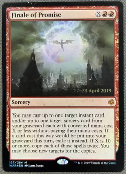 Finale of Promise - Foil Prerelease Promo War of the Spark NM MTG - Image 1