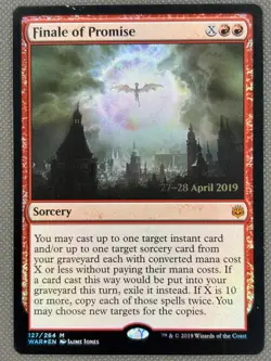 Finale of Promise - Foil Prerelease Promo War of the Spark NM MTG - Image 2