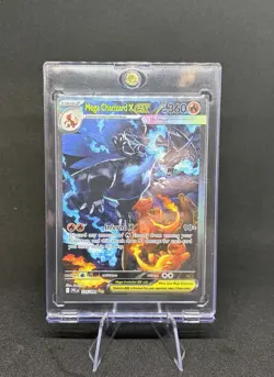Mega Charizard X EX SIR 125/094 EN Phantasmal Flames Pokemon PACK FRESH! - Image 2