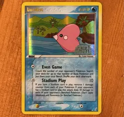 Luvdisc 7/100, LP Reverse Holo Rare, EX Crystal Guardians Stamped, Pokemon TCG - Image 1