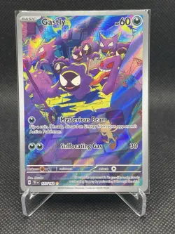 Pokemon Gastly 177/162 SV05 Temporal Forces Illustration Rare Holo Card - Image 1