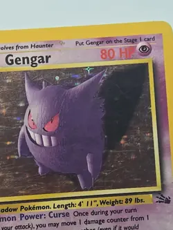 Pokemon TCG Gengar Fossil Holo Card 5/62 Unlimited Rare Vintage WOTC Mp-Lp - Image 4
