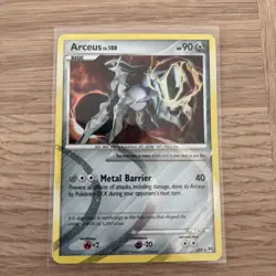 Pokemon Arceus Lv. 100 AR9 Platinum Holo Rare - Image 1