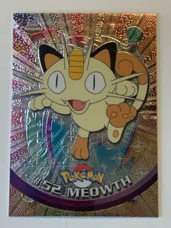 2000 Topps Chrome Pokemon Series 1 #52 Meowth FREE COMBINED SHIPPING - Image 1
