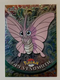 2000 Topps Chrome Pokemon Series 1 #49 Venomoth FREE COMBINED SHIPPING - Image 1
