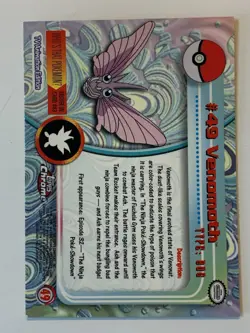 2000 Topps Chrome Pokemon Series 1 #49 Venomoth FREE COMBINED SHIPPING - Image 2