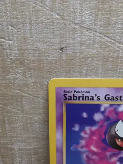 Sabrina’s Gastly 1st Edition 97/132 Gym Challenge Non-Holo Pokemon Card TCG - Image 3
