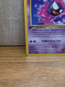 Sabrina’s Gastly 1st Edition 97/132 Gym Challenge Non-Holo Pokemon Card TCG - Image 5