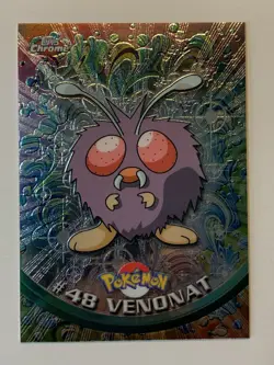 2000 Topps Chrome Pokemon Series 1 #48 Venonat (B) FREE COMBINED SHIPPING - Image 1