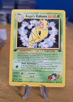 Pokemon Koga's Kakuna 1st Edition Plus Regular Gym Challenge LP - Image 1