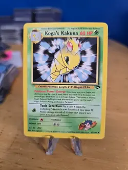 Pokemon Koga's Kakuna 1st Edition Plus Regular Gym Challenge LP - Image 3