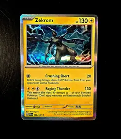 Zekrom SV04: Paradox Rift #066/182 HOLO Rare Pokemon Card NR MINT or BETTER - Image 1